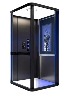 家用电梯二层小型电梯复式阁楼叠拼LOFT小型静音液压定制别墅轻奢