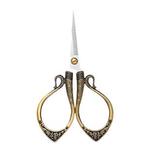 傲亮手工剪不锈钢家用缝纫剪线头绣花裁缝剪纸精美尖嘴复古小剪刀