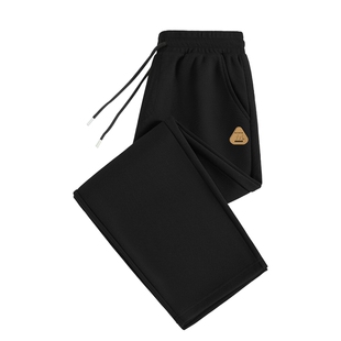 班尼路S&K重磅棉珠地卫裤男款春季男生裤子宽松直筒休闲裤阔腿裤A