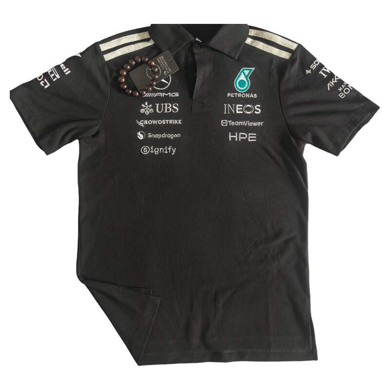 f1赛车服短袖 2026新款马石油夏季t恤透气速干刺绣骑行车队polo衫