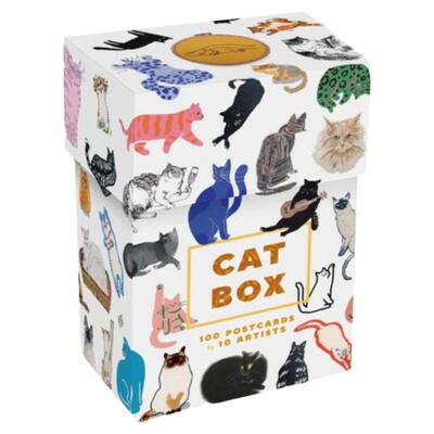 艺术家的猫狗花100张明信片套装