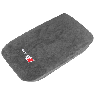 适用上汽奥迪一汽A5L中控扶手箱保护盖档位面板装饰框翻毛皮改装