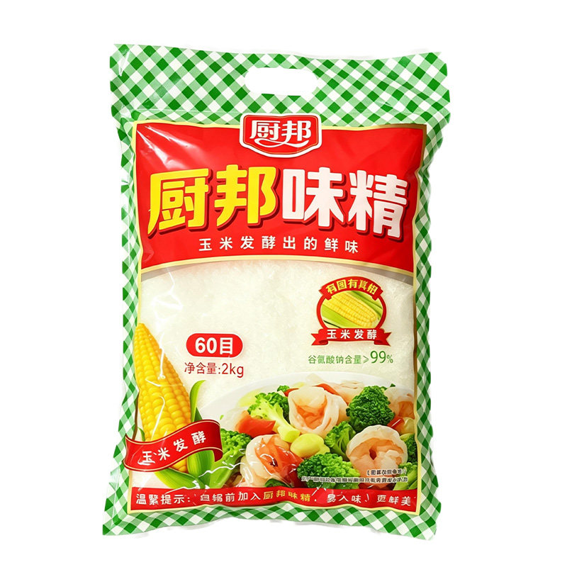 厨邦味精4斤味精大袋商用 特鲜提鲜增味4斤装大包装2kg家用调料