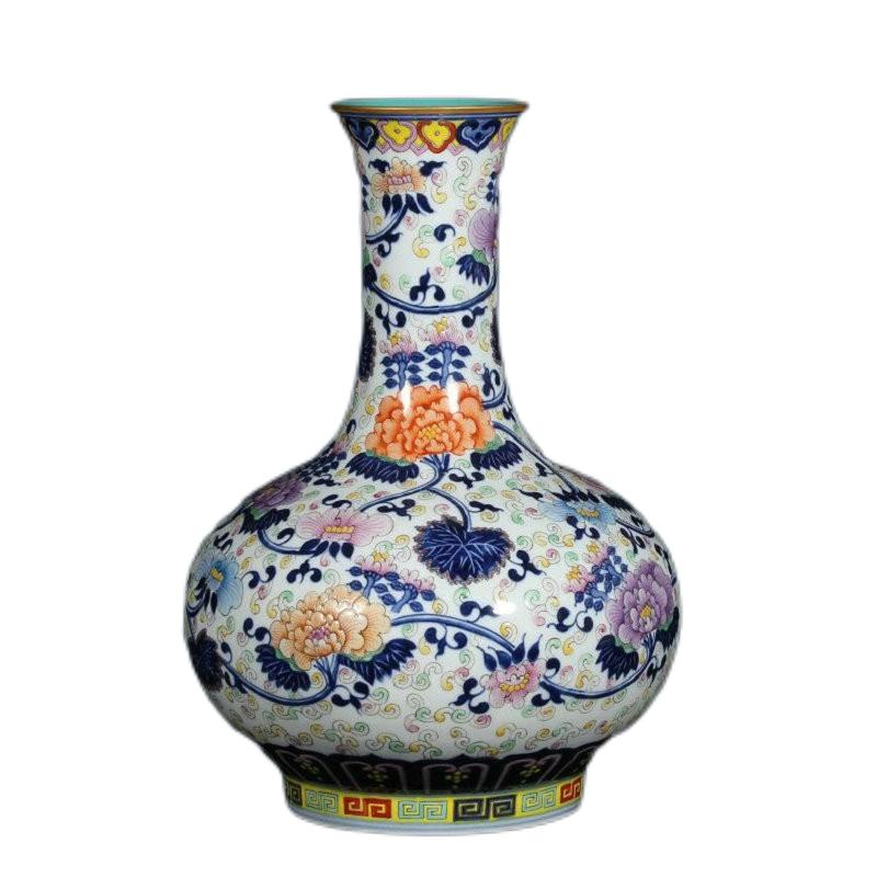 景德镇陶瓷器仿古斗彩手绘客厅