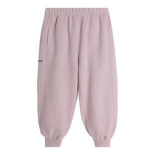 布丁哈鲁童装女童秋装束脚裤子2026春秋新款儿童卫裤针织休闲长裤