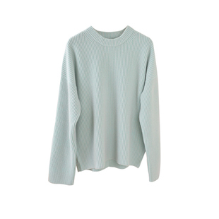 又上新色啦 高端系列塔尖出口小山羊绒毛毯厚实2股双元宝针毛衣女