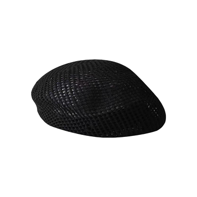 春夏镂空贝雷帽针织画家帽女