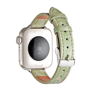 适用苹果iwatch10/9/8/7/6/se手表带高级applewatch九十表带s11s10s9s8s7s6皮applewtch皮表带se真皮男女款