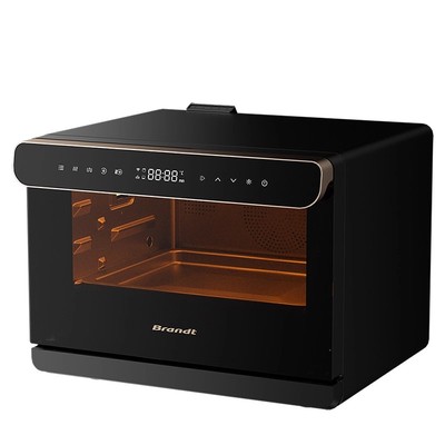 法国brandt蒸烤炸一体机家用烤箱风炉平炉高温蒸汽三合一电烤蒸箱