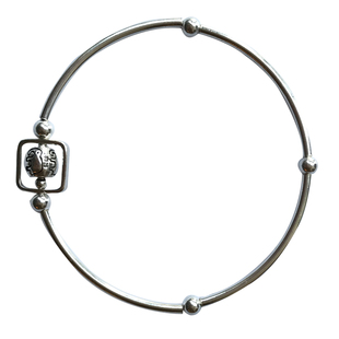 贝奇手作·用笑代替哭声 霉运才能拨正▲转运珠925银手链女