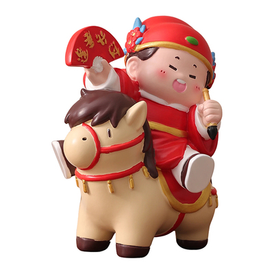 马年上岸金榜题名公仔摆件