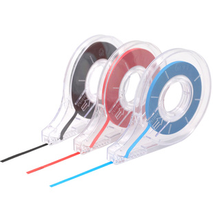 齐富易贴白板贴线胶带手工创意表格制作线贴可反复粘贴彩色粘性线条白板表格线工厂培训订制表格专用黑板贴条