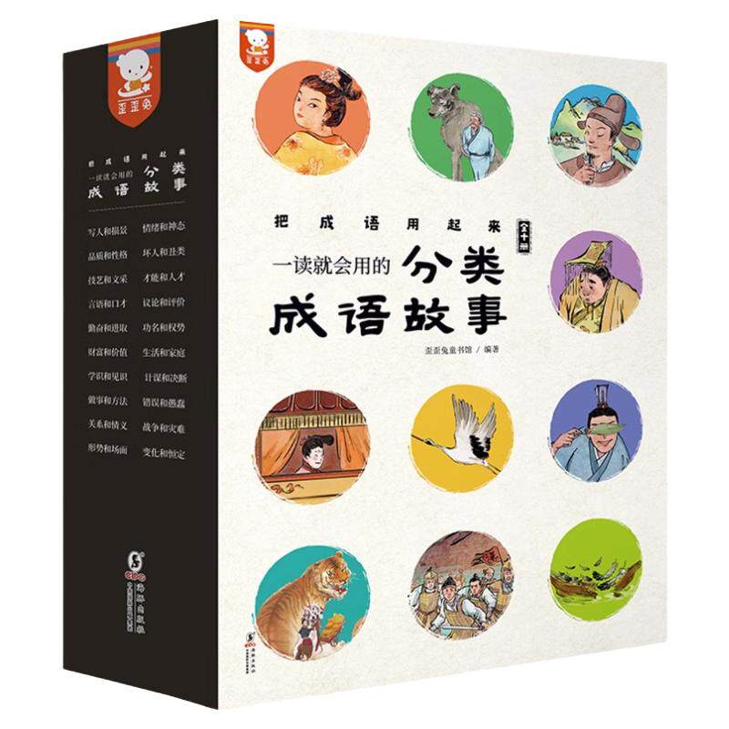 樊登推荐】一读就会用的分类成语故事全10册词典训练中华成语故事大全初中小学生三四五六年级课外阅读书籍正版作文演讲素材积累