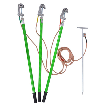 10kv高压挂钩螺旋接地线