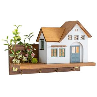 阿楹 高级玄关钥匙挂钩餐厅艺术盲盒造景装饰挂件儿童房墙面遮丑