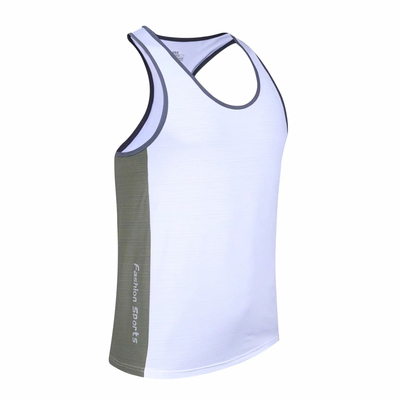 训练服弹力速干修身工字健身背心