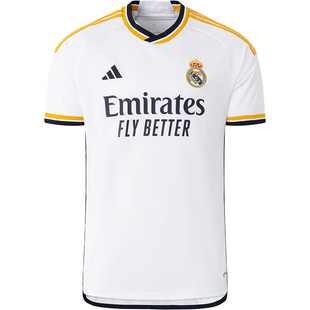 Adidas/阿迪达斯正品皇马球迷版主场男子足球运动球衣HR3796