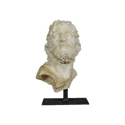 英国Pure White艺术头像雕塑赫克托尔复古做旧装饰摆件