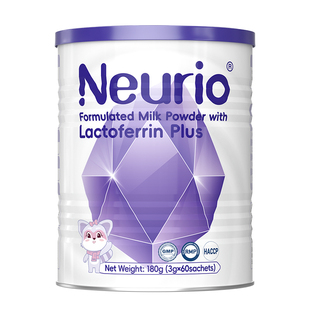 neurio纽瑞优乳铁蛋白官方旗舰店正品180g儿童免疫球蛋白乳粉紫钻
