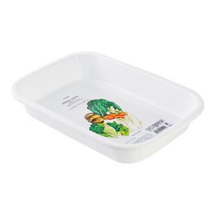 日本进口火锅配菜盘塑料可微波料理碗分餐盘厨房水果蔬菜备菜托盘