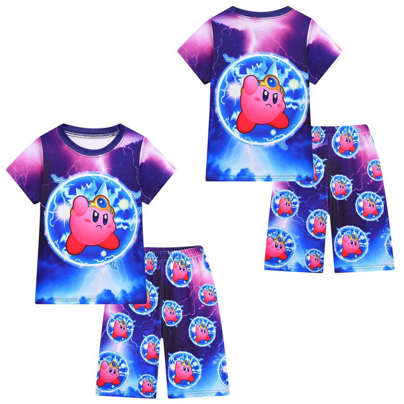 Kirby星之卡比短袖T恤休闲套装