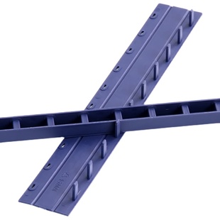 得力装订夹条黑色装订机夹条21孔打孔机压边条5mm10-20mm厚度塑料