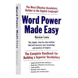 单词的力量 Word Power Made Easy 英文原版 英语单词学习方法工具书 可搭merriam webster Vocabulary builder英英韦氏词典字典