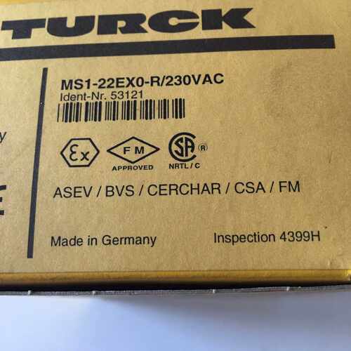 TURCK MS1-22EX0-R/230VAC