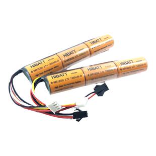 短款水弹电池软弹抢 7.4V 11.1V 18350 1300mAh 25C动力锂电池