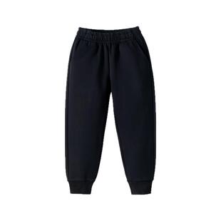 春秋儿童校服裤子藏青色空气层男童运动裤中大男女童小学生训练裤