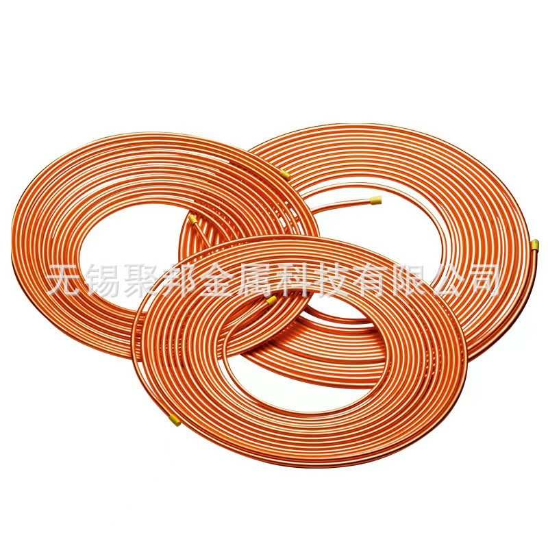 T2紫铜蚊香盘管磷脱氧空调铜管软硬态紫铜毛细圆管高导电批发零切