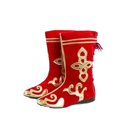 儿童民族靴子舞蹈鞋演出鞋民族鞋