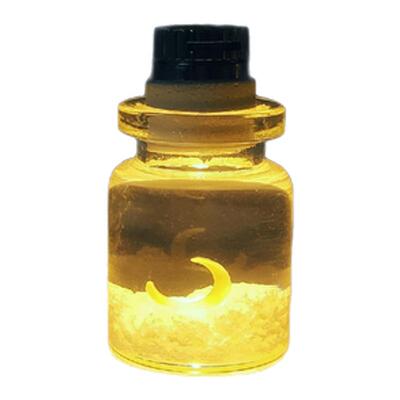 鹊踏枝手作原创星星月亮云朵夜光许愿瓶挂件发光氛围灯圣诞节礼物