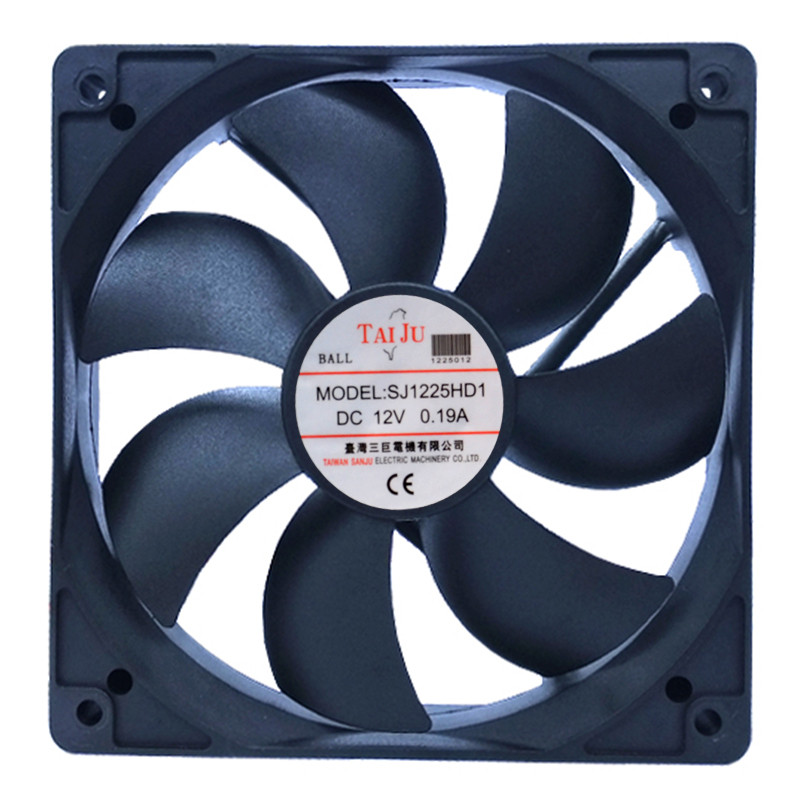 TAIJU台湾三巨 12V24V散热风扇机柜电柜变频器配电箱直流轴流风机