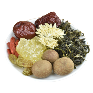 老冰糖三泡台茶500g忠义兰州大碗菊花三炮台八宝茶甘肃特产桂圆