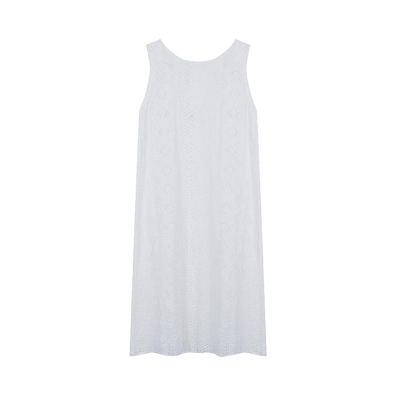 蕾丝镂空针织吊带马甲背心连衣裙女夏季穿搭开衫长款外搭叠穿罩衫