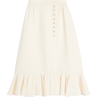 [季末优惠][礼物]华伦天奴VALENTINO女士 CREPE COUTURE 半裙