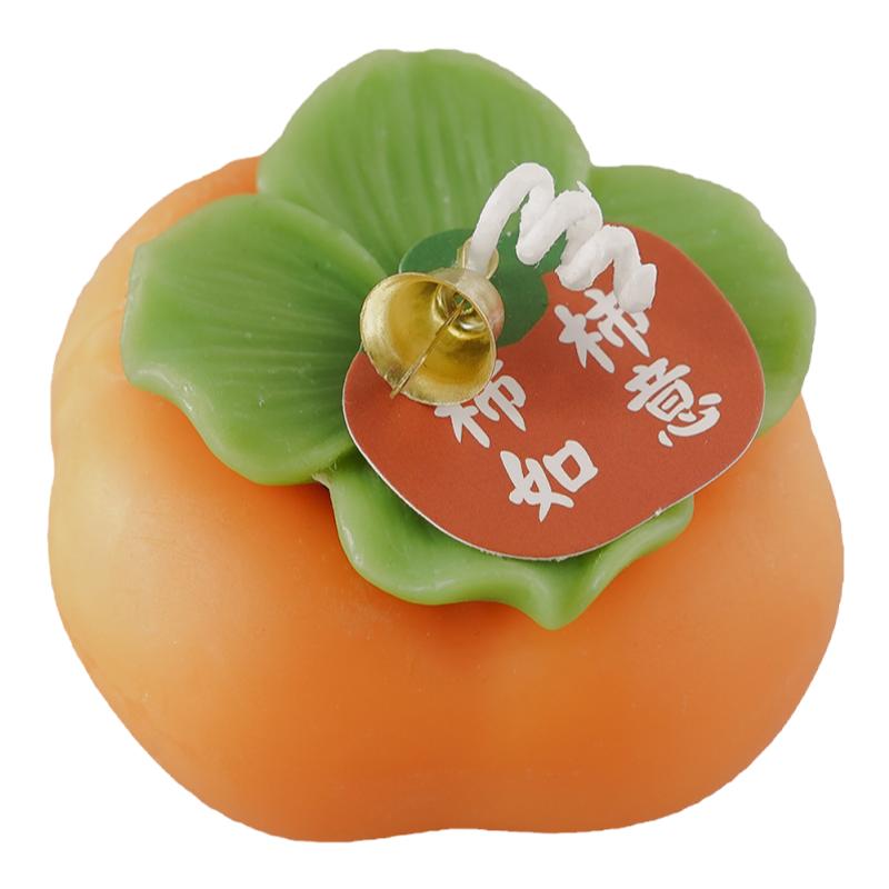 柿柿如意香薰蜡烛香氛摆件