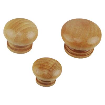 抽屉实木圆形单孔衣柜拉手