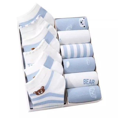 7A抗菌棉袜船袜女防滑春夏季薄款袜子女2025新款爆款短筒夏天短袜