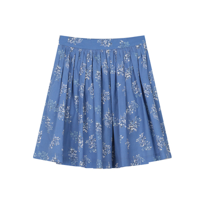 BLUEerror高腰慵懒碎花半身裙