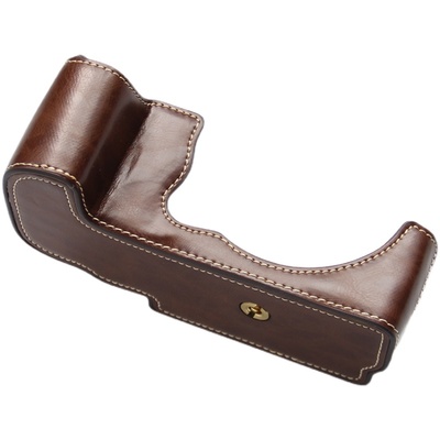 适用富士gfx50s皮套复古皮革底座