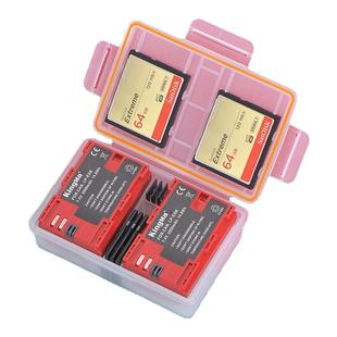 NP-FW50相机电池盒适用索尼a7r2 /m2/S2 NEX-5T 7 5N a5000 a5100 a6000 a6400 a6500 ZVE10内存卡收纳保护盒