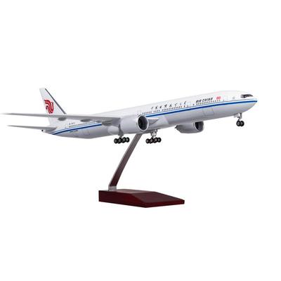 仿真客机拼装飞机模型带轮子礼物