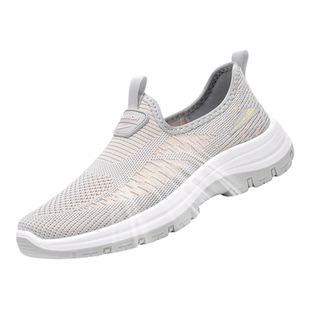 回力运动鞋女款夏季网面透气轻便软底超轻减震跑步鞋一脚蹬健步鞋