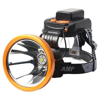 大功率P90强光头灯头戴式手电筒超亮远射充电超长续航户外黄光灯