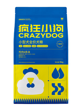 疯狂小狗鸡肉鱼油肉粒双拼狗粮