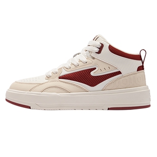 征服鸿星尔克板鞋男鞋冬季加厚鞋子加绒保暖棉鞋休闲鞋高帮运动鞋