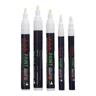 日式Filolang哑白补漆笔油性防水补色笔费洛朗MK-28W数码产品金属阳极修复不反光消光记号笔哑光白亚光油漆笔