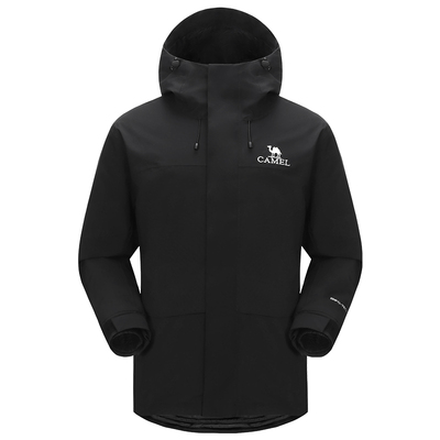 骆驼三防三合一可拆卸羽绒冲锋衣